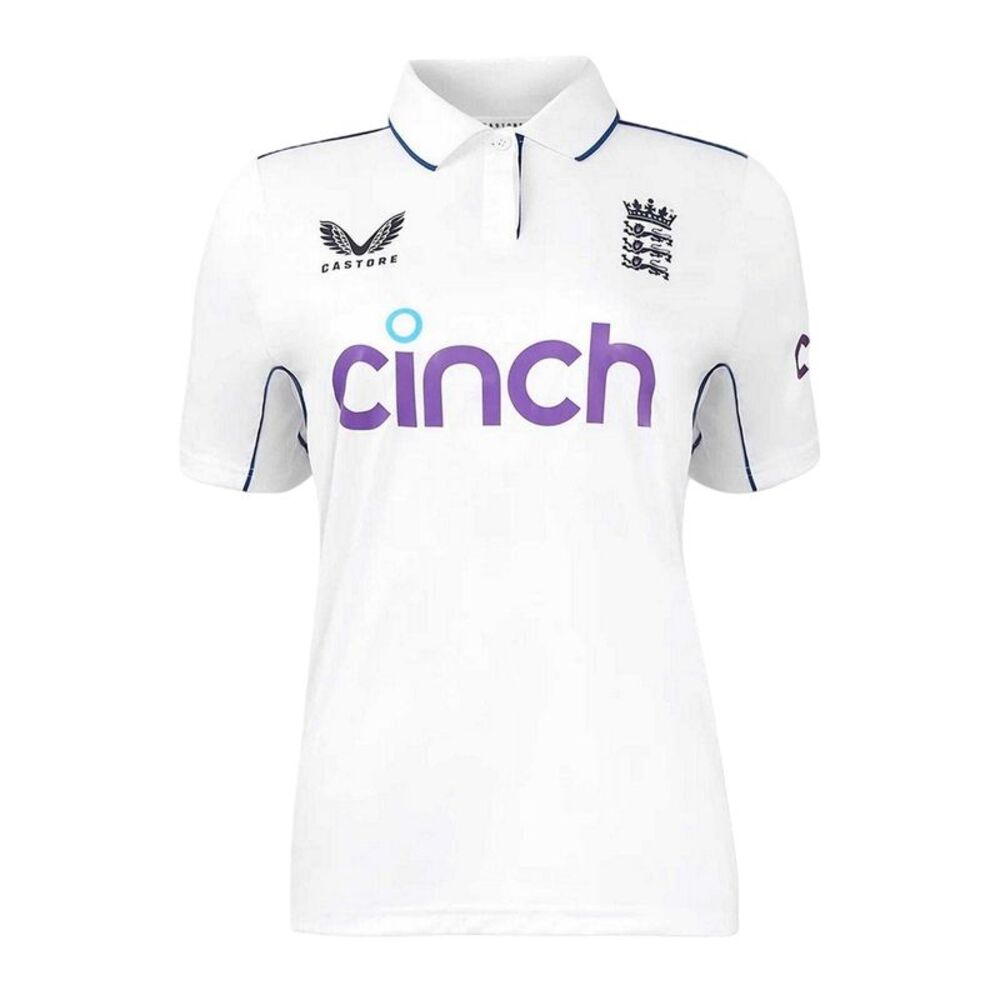 Castore Womens/Ladies England Cricket T-Shirt / Red